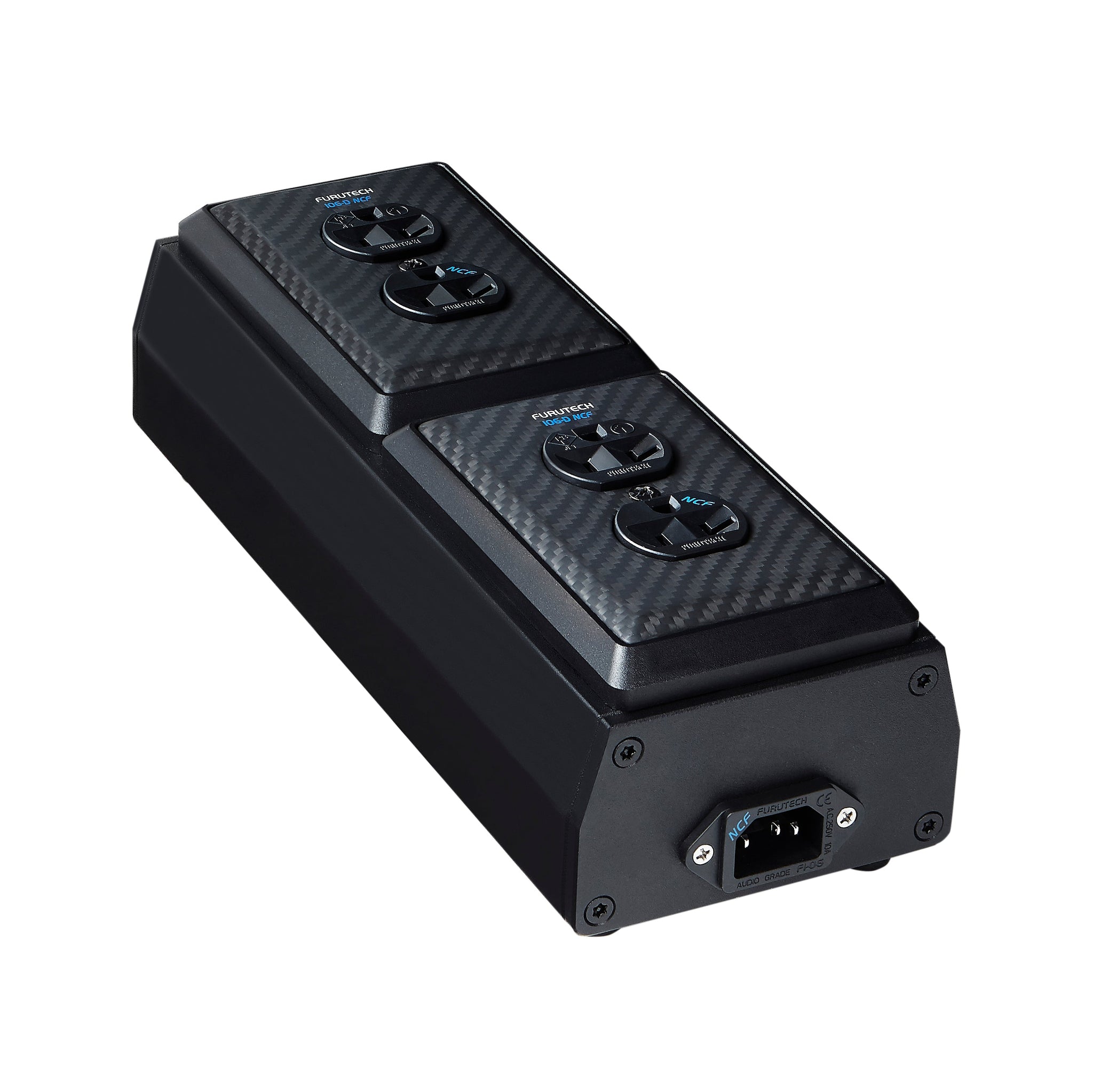 FURUTECH 電源ボックス GTO-D2-NCF/R Furutech GTO-D2 NCF (R) Power Distributor | highend-electronics, inc.